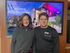 Mary Beth Leone, Program Chair, Hospitality & Tourism Management and Dylan Morici, Manager of Inn at Water's Edge on the COD campus in Glen Ellyn