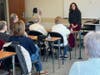 Professor Mary Beth Leone explained the many course offerings and opportunities available at COD's department of Culinary, Hospitality & Tourism Arts to the members of DuPage Women's Club