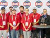 Nine high school students from Southern Illinois competed in the Aerospace Maintenance Competition in Atlanta during VERTICON 2026. Ken MacTiernan, vice president of AMC and the MC for the competition,  is shown with six of the students.