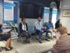 The field trip ended with a panel of Boeing professionals addressing the many questions students had about the industry including opportunities and expectations.