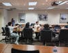 Students went into the classroom at United Tech Ops to hear more about safety procedures and aircraft systems.

