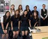 In Tokyo, students in Tyler Horn’s AP Macroeconomics and AP Microeconomics classes participated in two case‑method sessions led by HBS alumni Tatsuo Kawasaki and Yumiko Murakami.  Mr. Kawasaki is shown in photo with half the class.