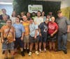 Some of the participants in the Adult Day Program and in the vocational program at DoodleBug Workshop were on hand to celebrate on September 3