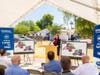 Sara Bishop, General Manager at AutoNation Subaru Scottsdale, unveils plans for the new AZAFAP Community Park