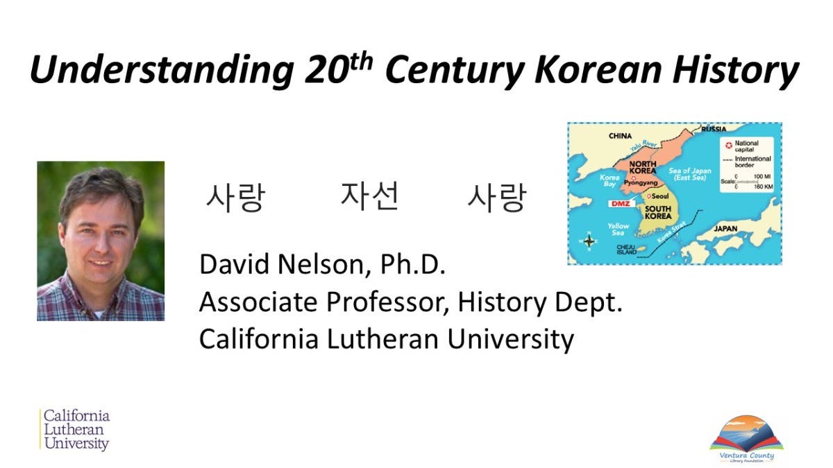 Sep 3 Understanding 20th Century Korean History Agoura Hills, CA Patch