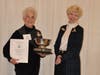 ace Algon, Wilton Garden Club Conservation Chair accepts Federated Garden Clubs of CT Pauline Tyler Award