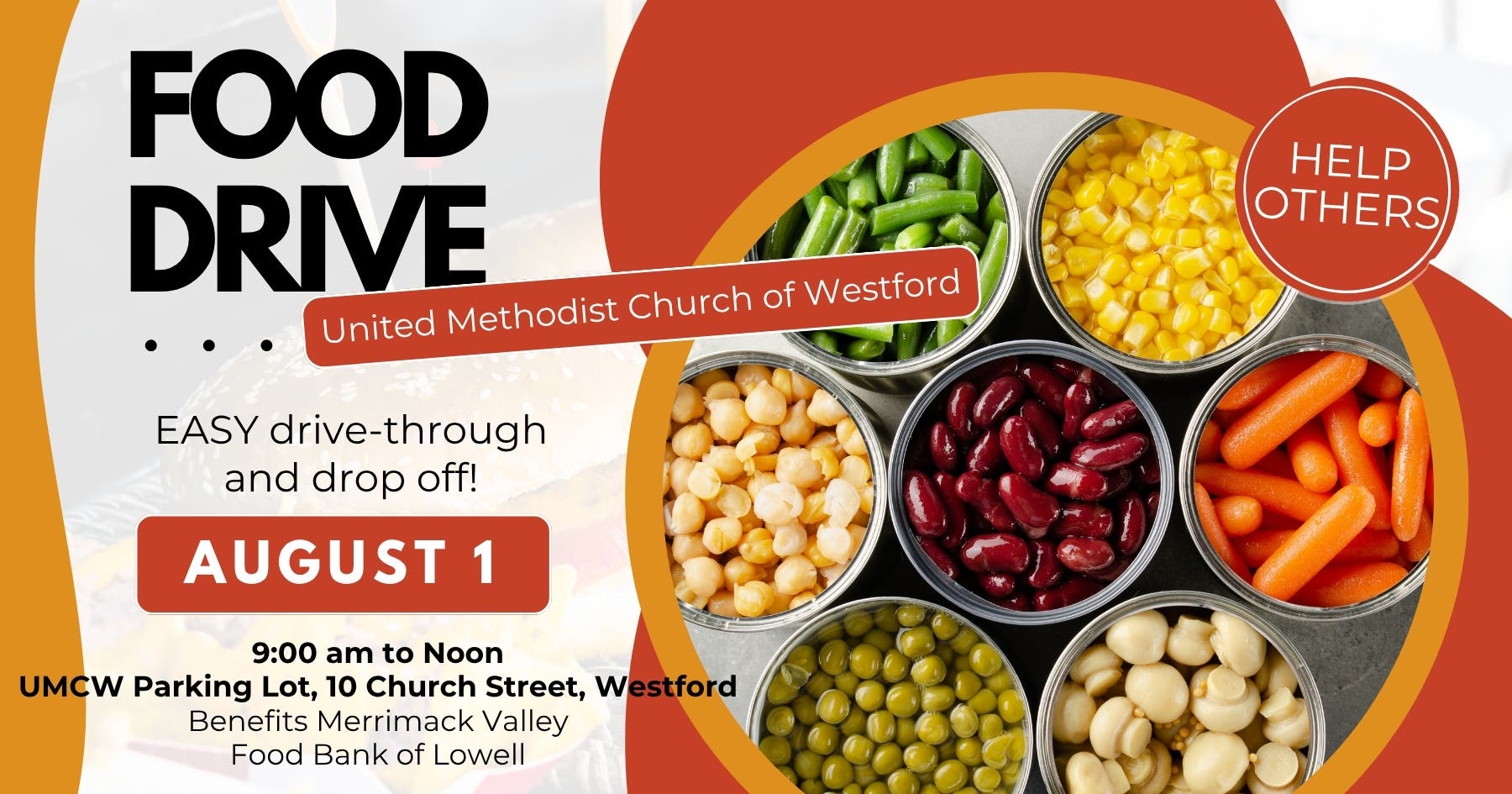 Food Drive at United Methodist Church of Westford
