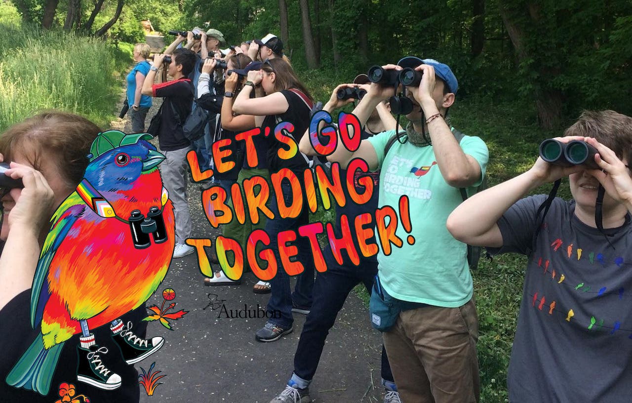 Let's Go Birding Together! Pride Month Birding Tour