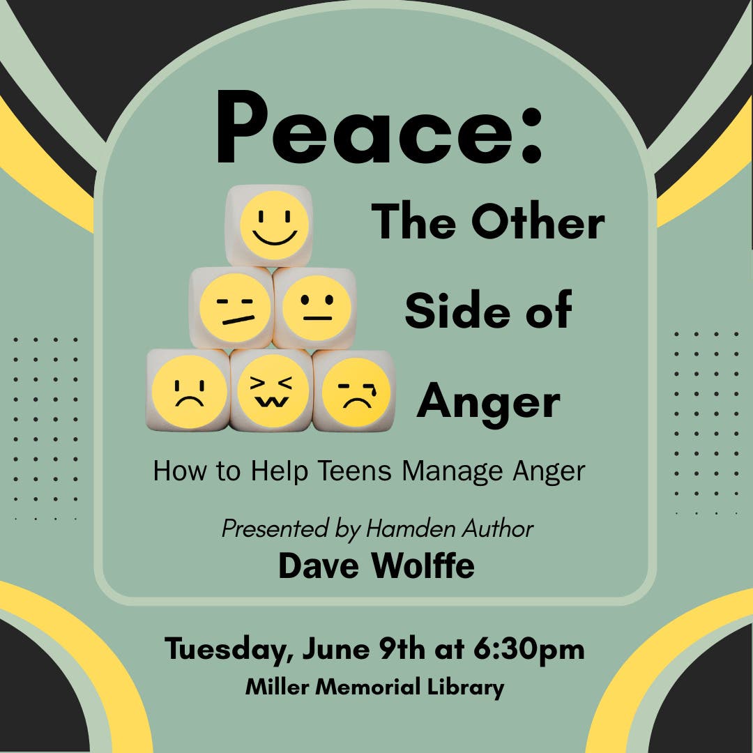 Peace: The Other Side of Anger. How to Help Teens Manage Anger. 