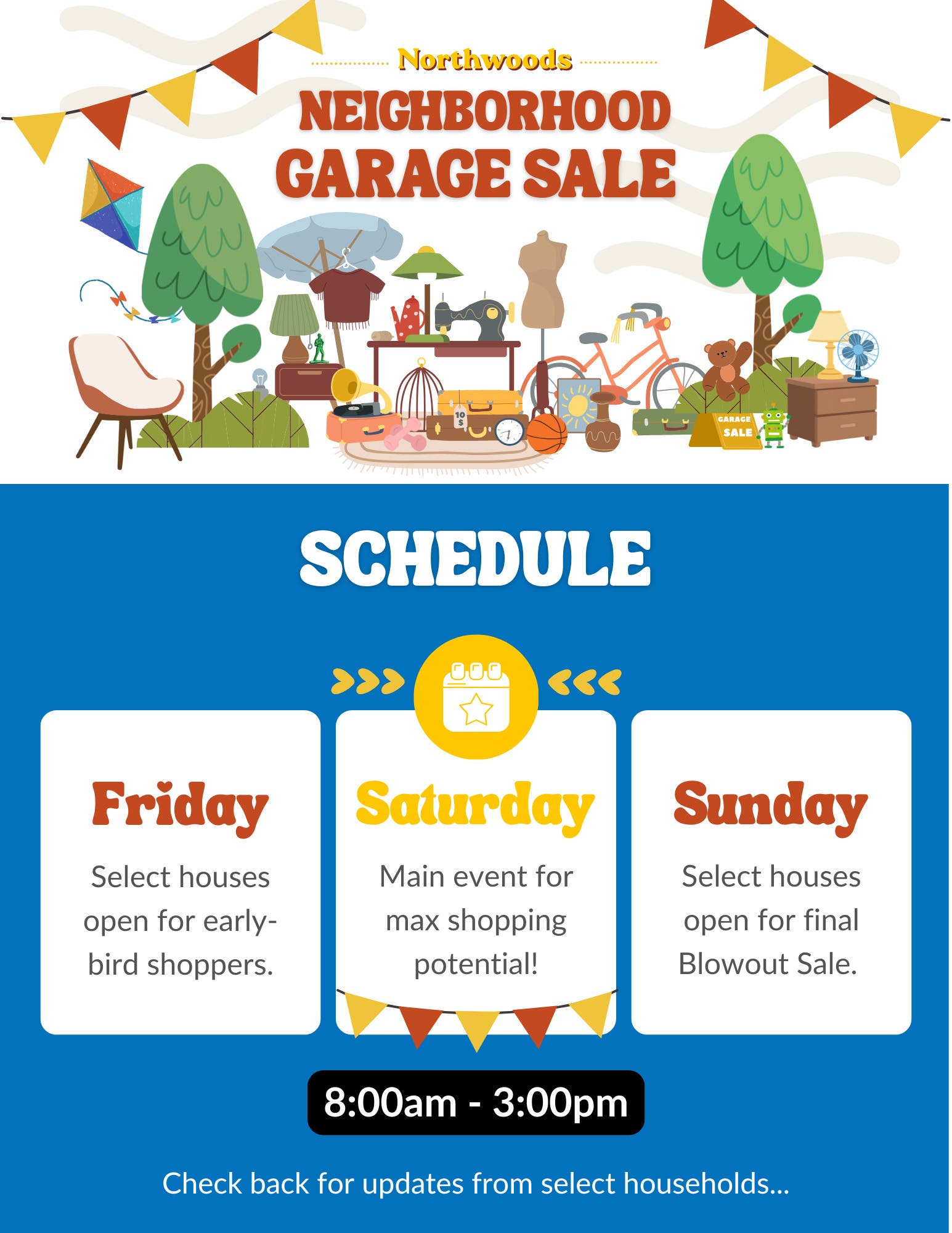 Massive Northwoods Multi-Family Neighborhood & Moving Sale (10+ Households!)