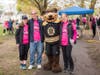 Ritzer family with Boston Bruins mascot, Blades, who will attend the 2022 Step Up for Colleen
