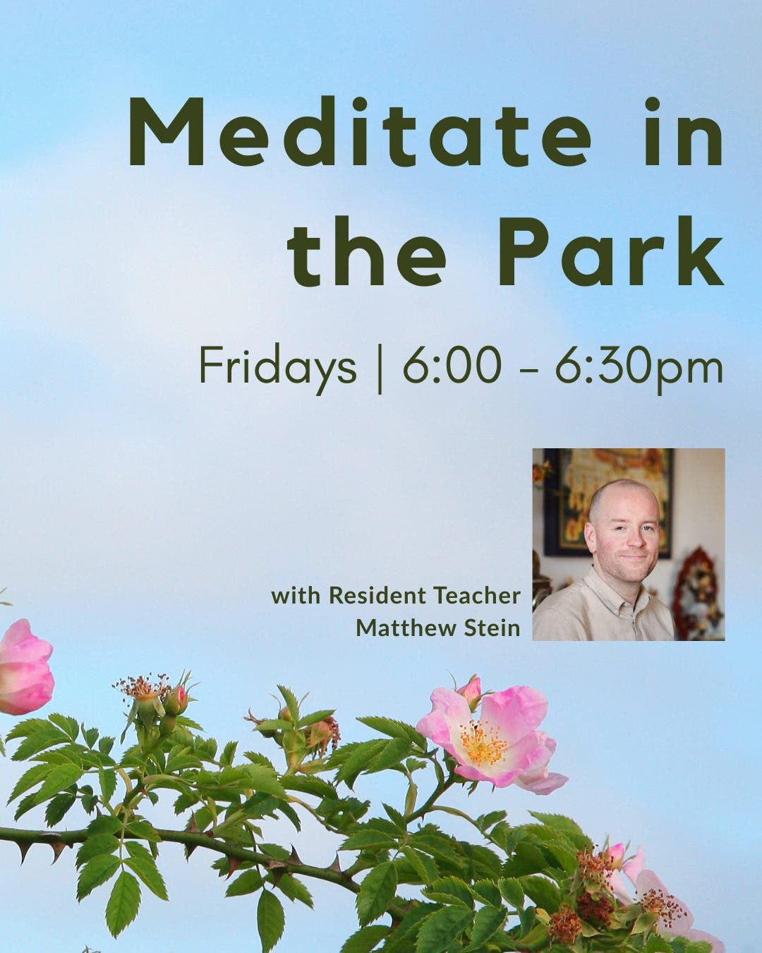 Free Buddhist Meditation at Elizabeth Park: Friday Evening Series