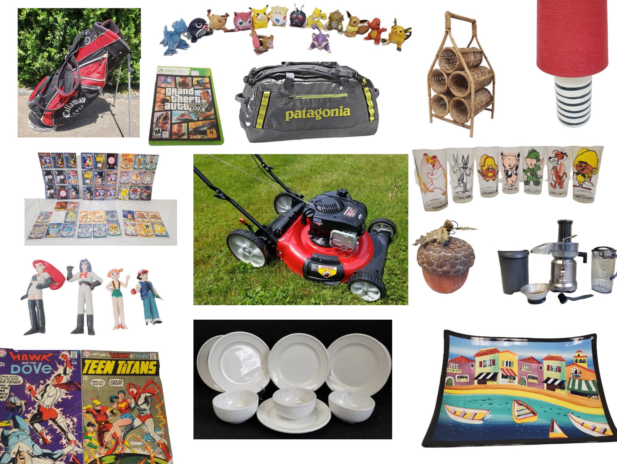 Online Estate Auction - Lawn Mowers, Pokemon & Sports Trading Cards, Household & More-Monroe, CT