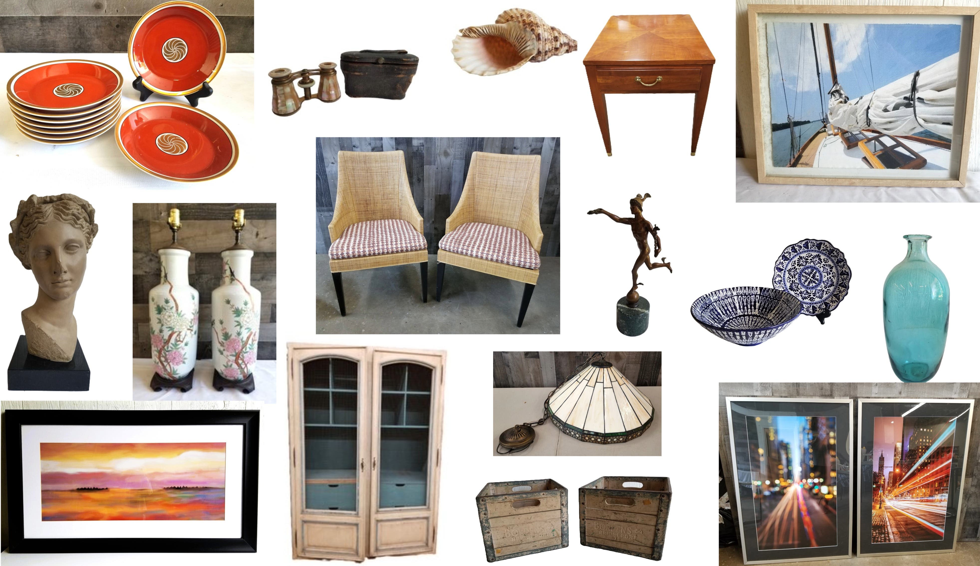 Online Auction Live Now! Decorator's Showcase, Outdoor, Furniture, Art & More
