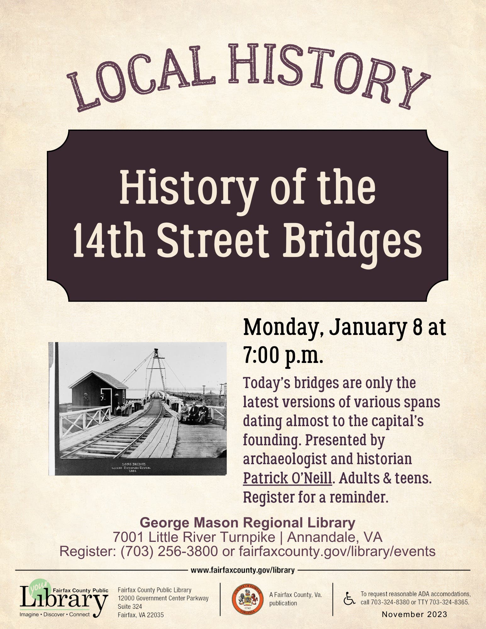 Jan 8 | History of the 14th Street Bridges | Annandale, VA Patch