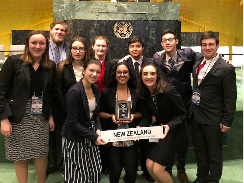 The GBN Model UN team represented New Zealand at the 2019 National High School Model United Nations Conference.