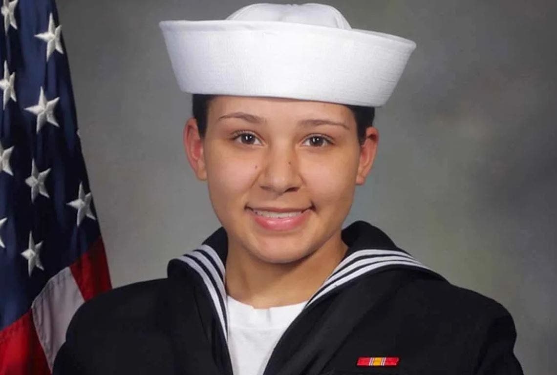 Seaman Recruit Kelsey Nobles died April 23, 2019, in Great Lakes, Illinois, following a physical fitness test.