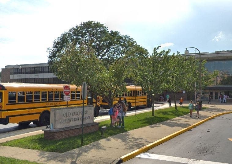 Old Orchard Junior High School at 9310 Kenton Ave. was put on lockdown on the afternoon of May 7.