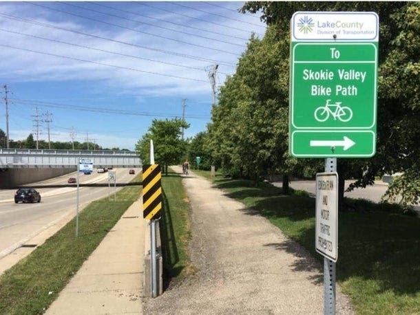 The project would expand the Skokie Valley Trail to connect bike paths in Chicago north to Lake and Kenosha counties.
