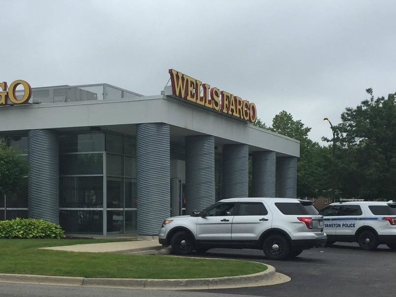 Evanston police were called to a robbery at the Wells Fargo, 2289 Howard St., around 10:30 a.m. on June 20, 2019.
