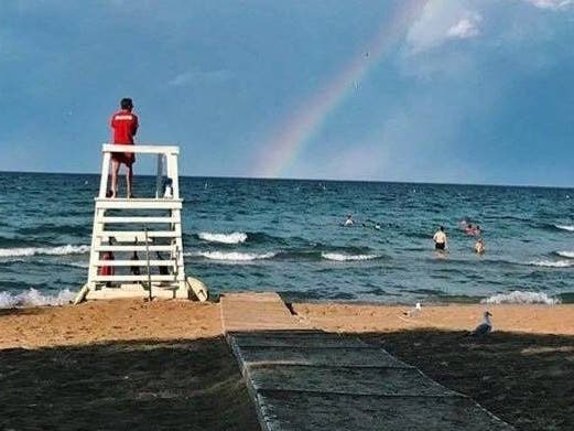 Four of Evanston's six public beaches were closed for swimming due to high bacteria levels on July 18, 2019.