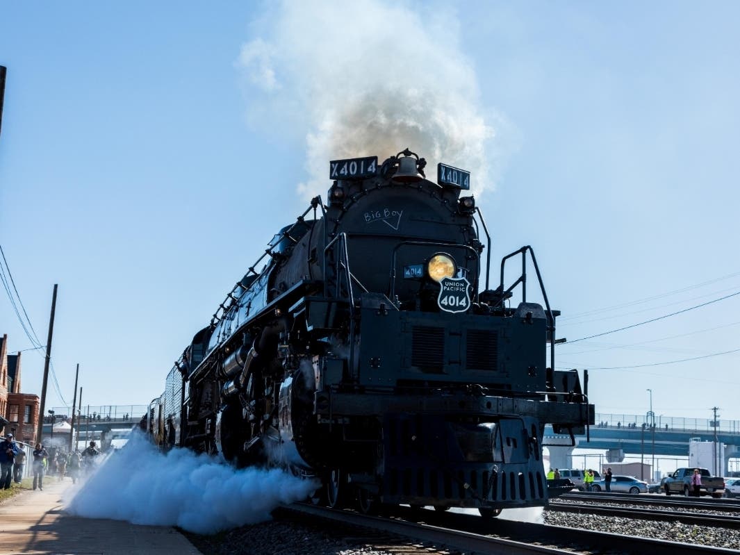 Union Pacific's historic steam locomotive Big Boy No. 4014 began its trip through northern Illinois on July 26, 2019.