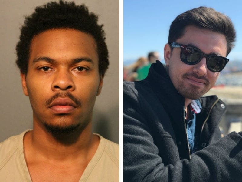 Diante Speed, 20, at left, is charged with first-degree murder in the Sept. 2, 2018, fatal shooting of Shane Colombo, 25, an incoming Northwestern University doctoral student.