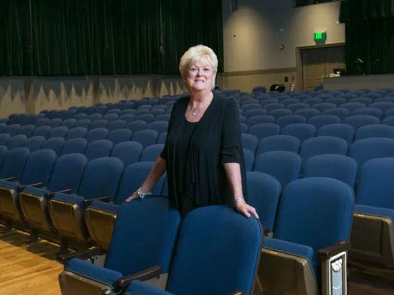 Longtime Lake Forest resident Nancy L. Hughes, pictured in 2015 in the John & Nancy Hughes Theater at the Gorton Community Center in Lake Forest, supported numerous charitable causes in the Chicago area and the North Shore.