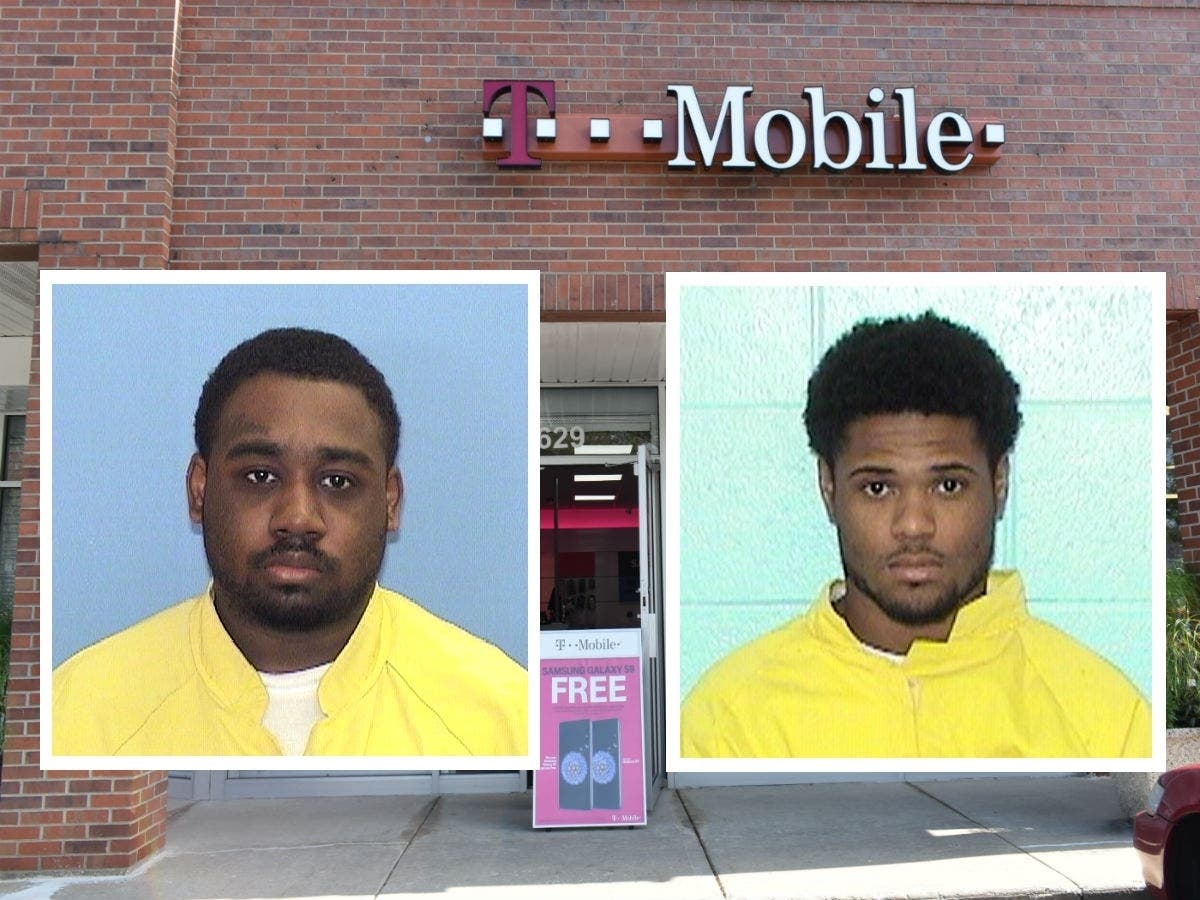 Darius M. Bell, 26, at left, and Jahare J. Garcia, 22, pleaded guilty to the 2018 armed robbery of a Glenview T-Mobile store.