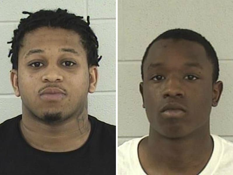 Watts A. Henley, 22, and Damarius J. Branson, 18, of Chicago, were arrested Nov. 25 in Deerfield and charged with four felonies stemming from stolen items found in a car they occupied, police said.