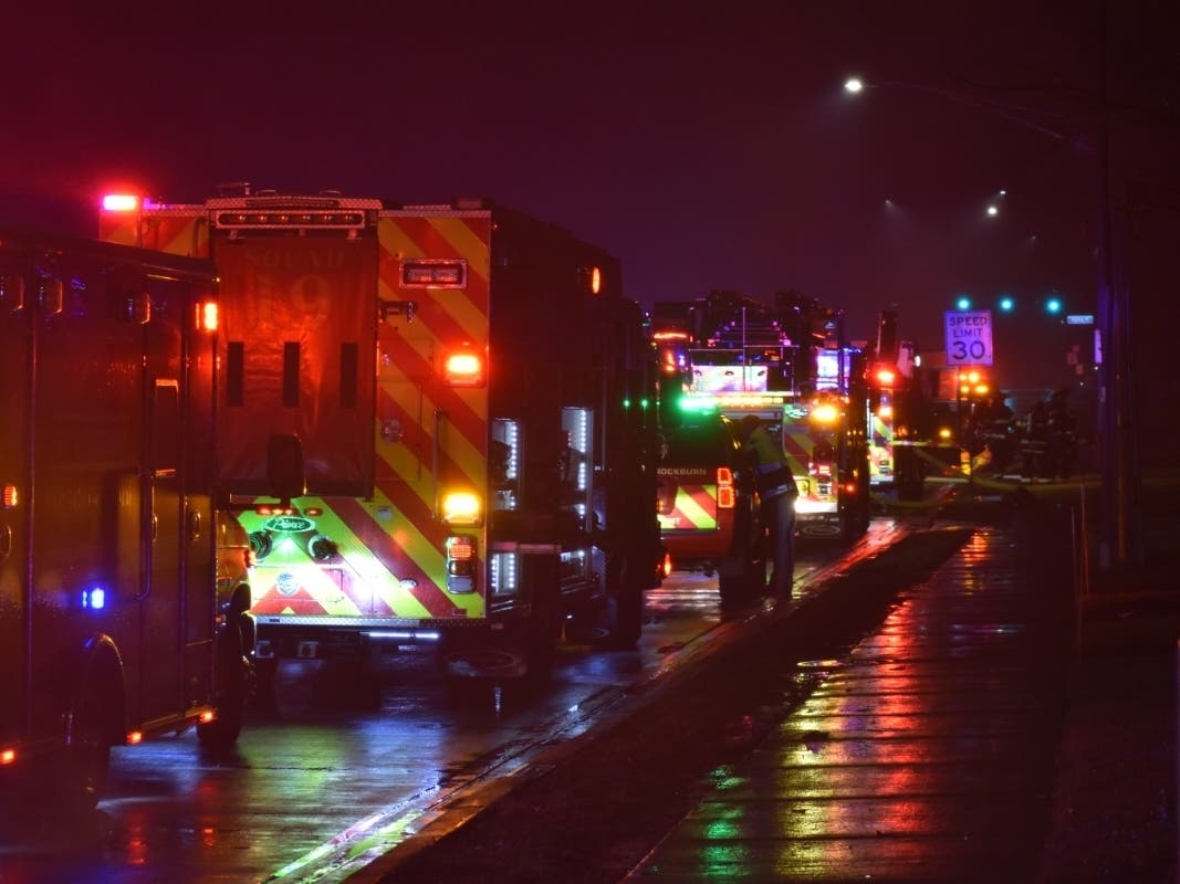 Firefighters were called to the 500 block of Deerfield Road for a report of a house fire Friday evening.