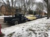 Classic automobiles were on hand as crews from the FX television series "Fargo" filmed in two Evanston locations on Jan. 30.