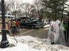 Classic automobiles were on hand as crews from the FX television series "Fargo" filmed in two Evanston locations on Jan. 30.