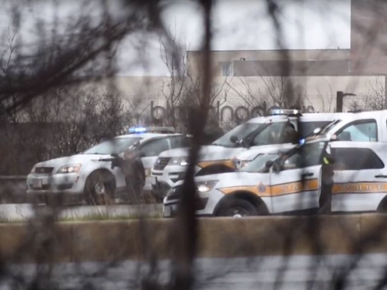 Illinois State Police were involved in an armed standoff with a Michigan woman barricaded in a semi-truck on the Edens Expressway on April 29.
