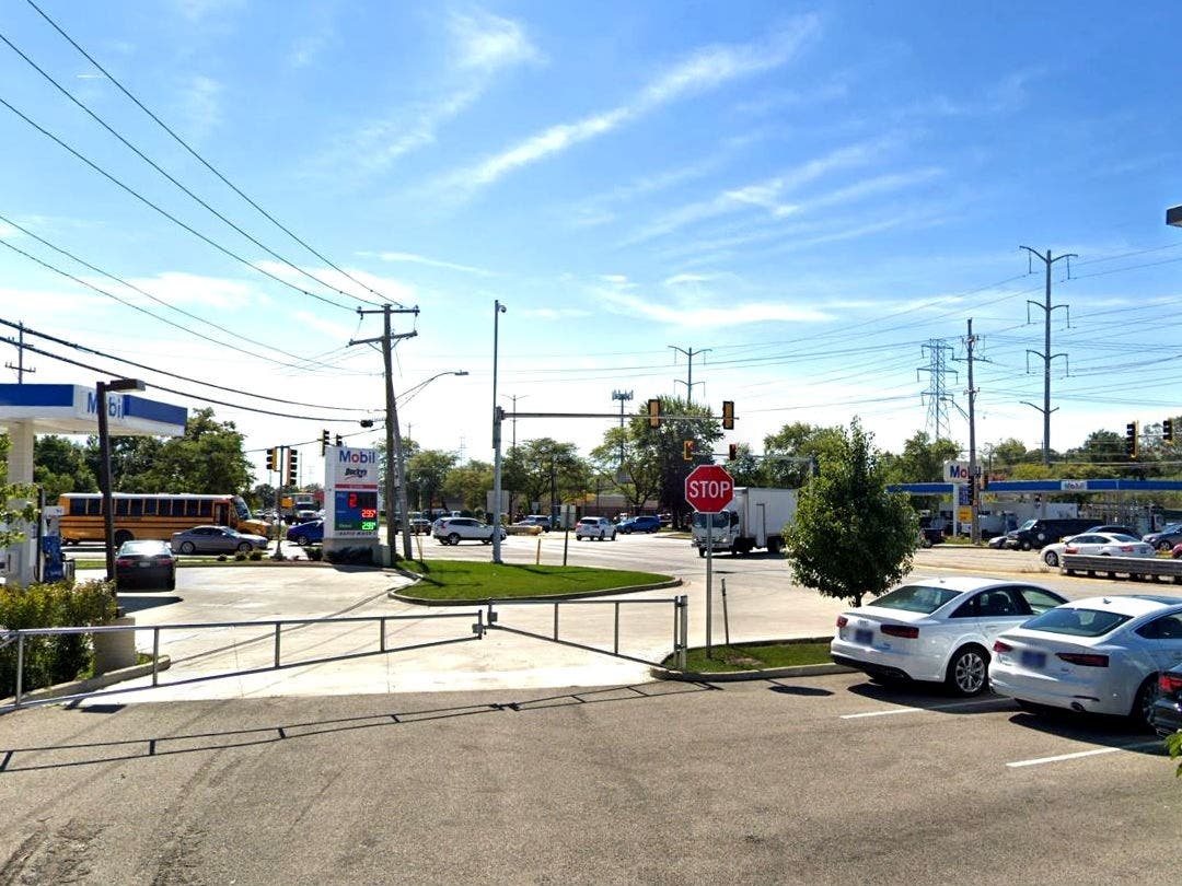 Police said two men punched and choked a person during a robbery in the 2500 block of Skokie Valley Road on Saturday night.