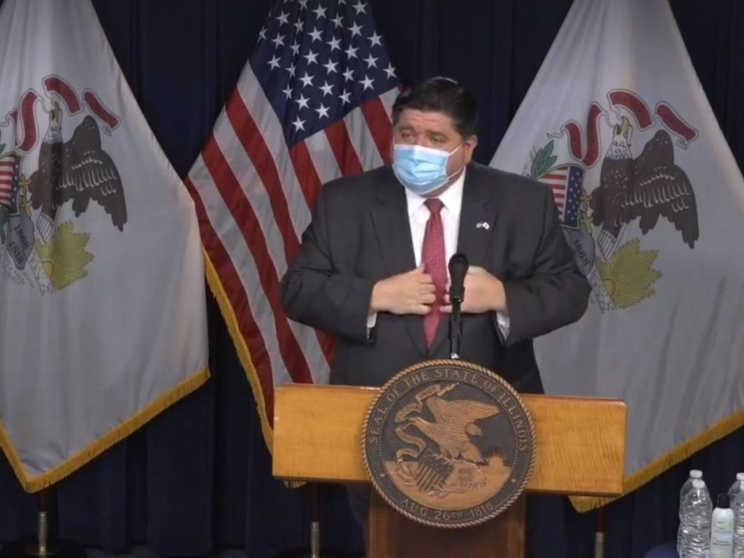 The emergency rules proposed by Illinois Gov. J.B. Pritzker Friday are aimed at assisting law enforcement and local authorities with enforcing mask mandates and restrictions on the size of gatherings.