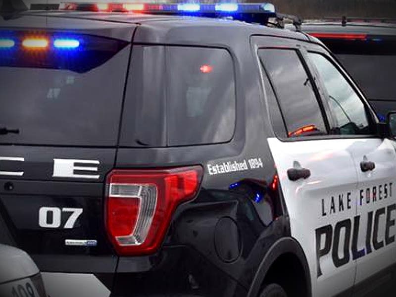 The incidents and arrests below were reported by the Lake Forest Police Department from Sept. 10 to Sept. 25.