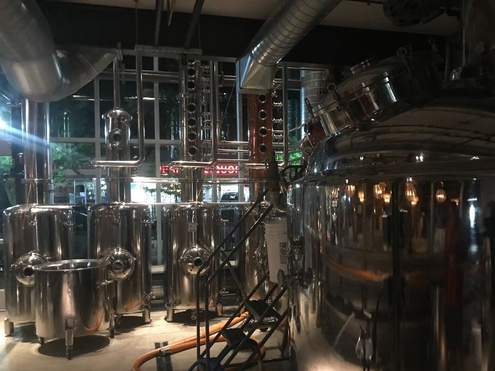 At least 26 small and medium Illinois distilleries began producing hand sanitizer during the COVID-19 pandemic, but revenue is down by more than 40 percent.