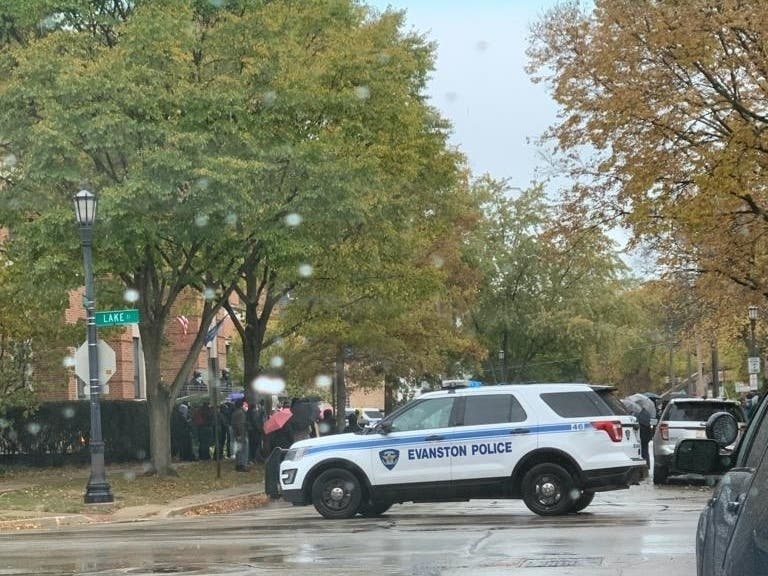 The president of Northwestern University said protesters and their supporters who justify coming to his house at night and chanting profane epithets about him should "be ashamed of yourselves."
