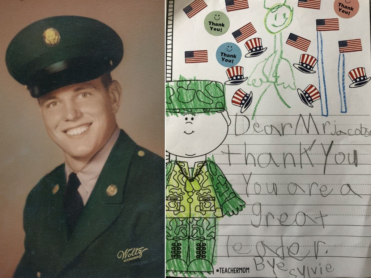 Late U.S. Army Sgt. Jerry Glenn Forsyth inspired his daughter to continue his tradition of sending handwritten cards to a list of veterans ahead of Veterans Day.