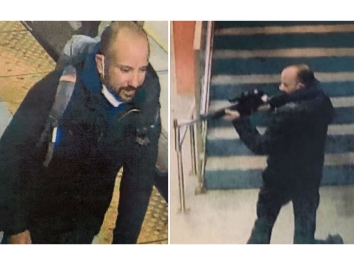 Security video from the McCormick Place Metra station shows a man fire a single shot over the tracks on the morning of Dec. 1, according to the FBI.
