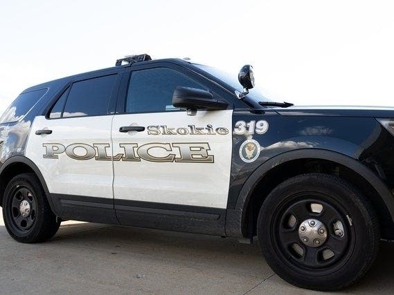 Skokie police said two men face felony burglary charges in connection with incidents in October and December.