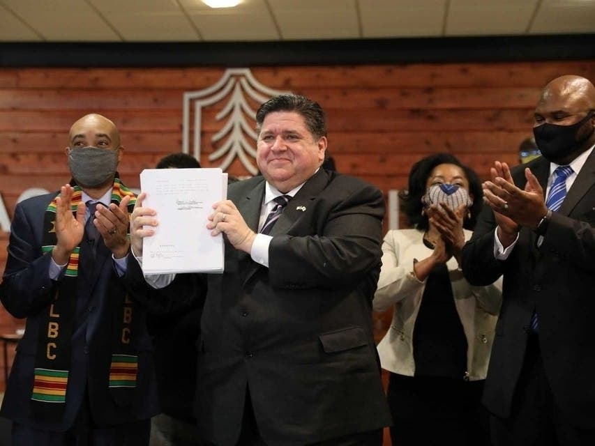 Gov. J.B. Pritzker Monday signed House Bill 3653, a package of criminal law reforms sponsored by the Illinois Legislative Black Caucus.