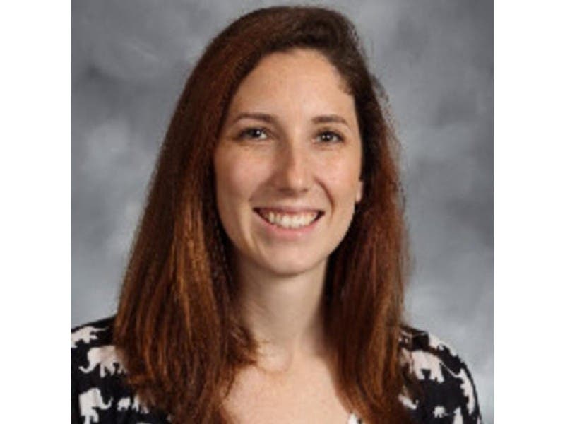 Margaret Burke, who teaches first graders at John Middleton Elementary School in Skokie, was named one of 32 finalists for a 2021 Golden Apple Award. 