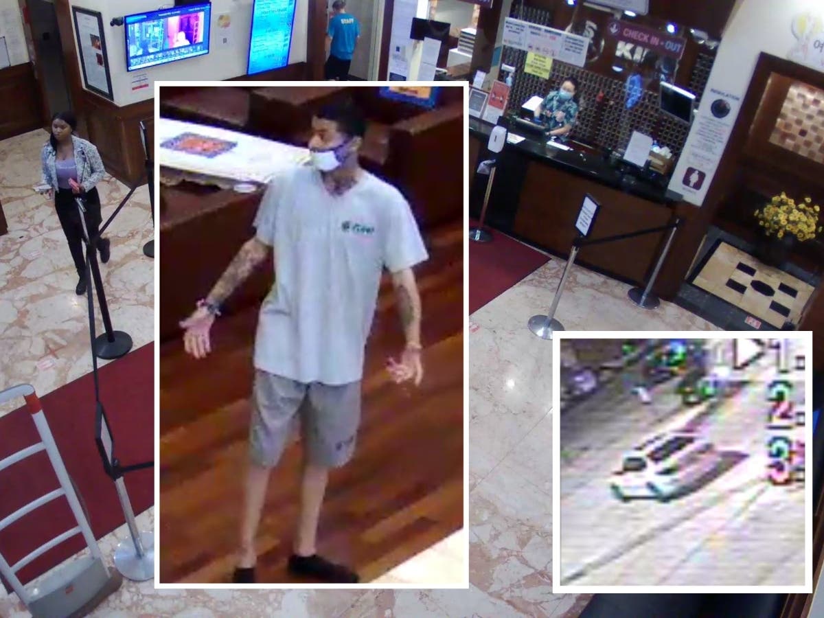 Police released images from security video of two people identified as non-paying customers of King Spa, 809 Civic Center Drive, Niles, on the night of March 29.