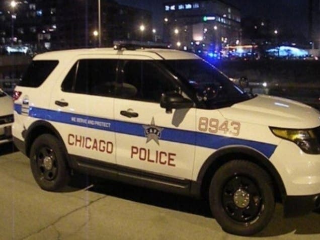A 37-year-old Evanston woman died after a car she was riding in was struck by someone fleeing police.