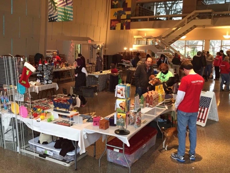 Community Animal Rescue Effort’s 'FURever Grateful' 2022 calendar features public safety personnel and frontline workers with rescue animals.