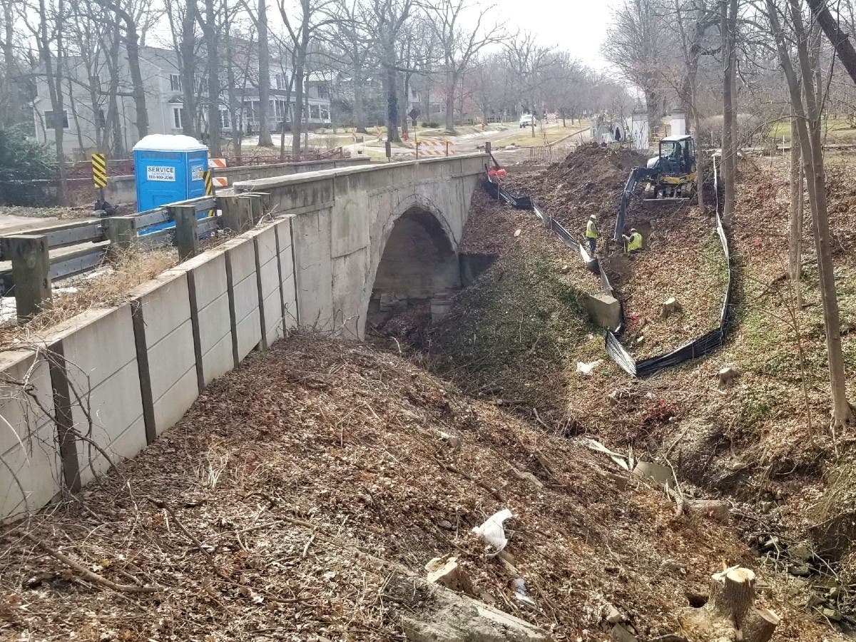 Construction of a replacement for Central Avenue bridge is expected to be complete in late fall.