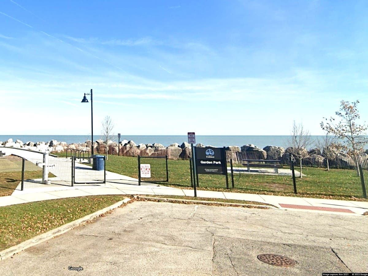 A body was found Thursday afternoon in the water along the rocks at Garden Park in Evanston, police said.