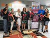 Jennise Nieves, far right, from K.E.Y.S. Academy in Lincroft with K.E.Y.S. and Ammon Labs employees